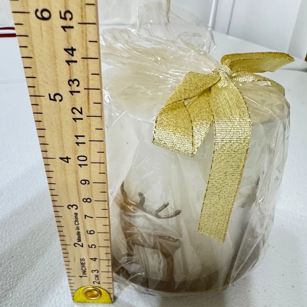 Christmas Deer Candle Holder Centerpiece ‎ Oldsock
